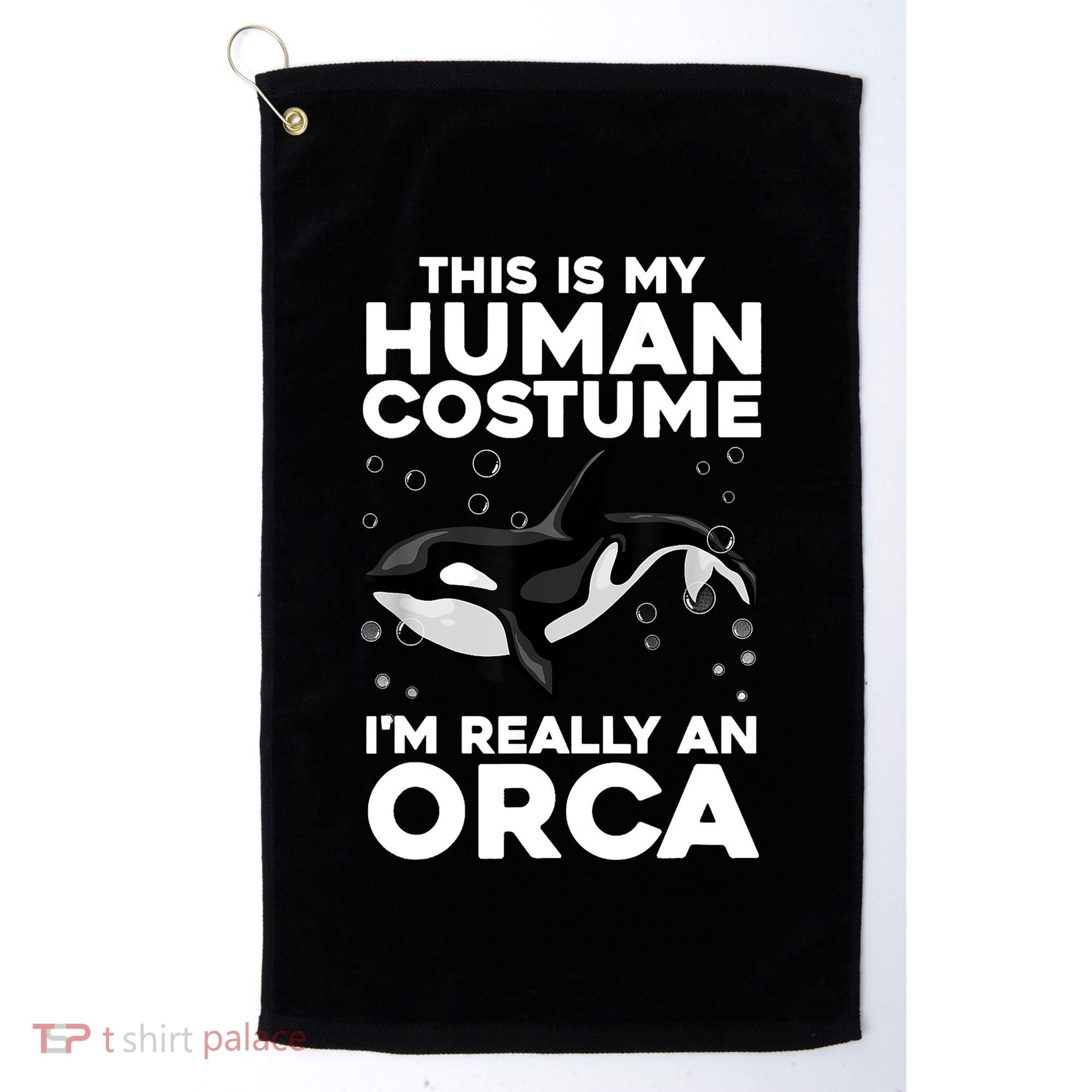 Cool Orca Sea Ocean Animal Orca Lover Golf Towel