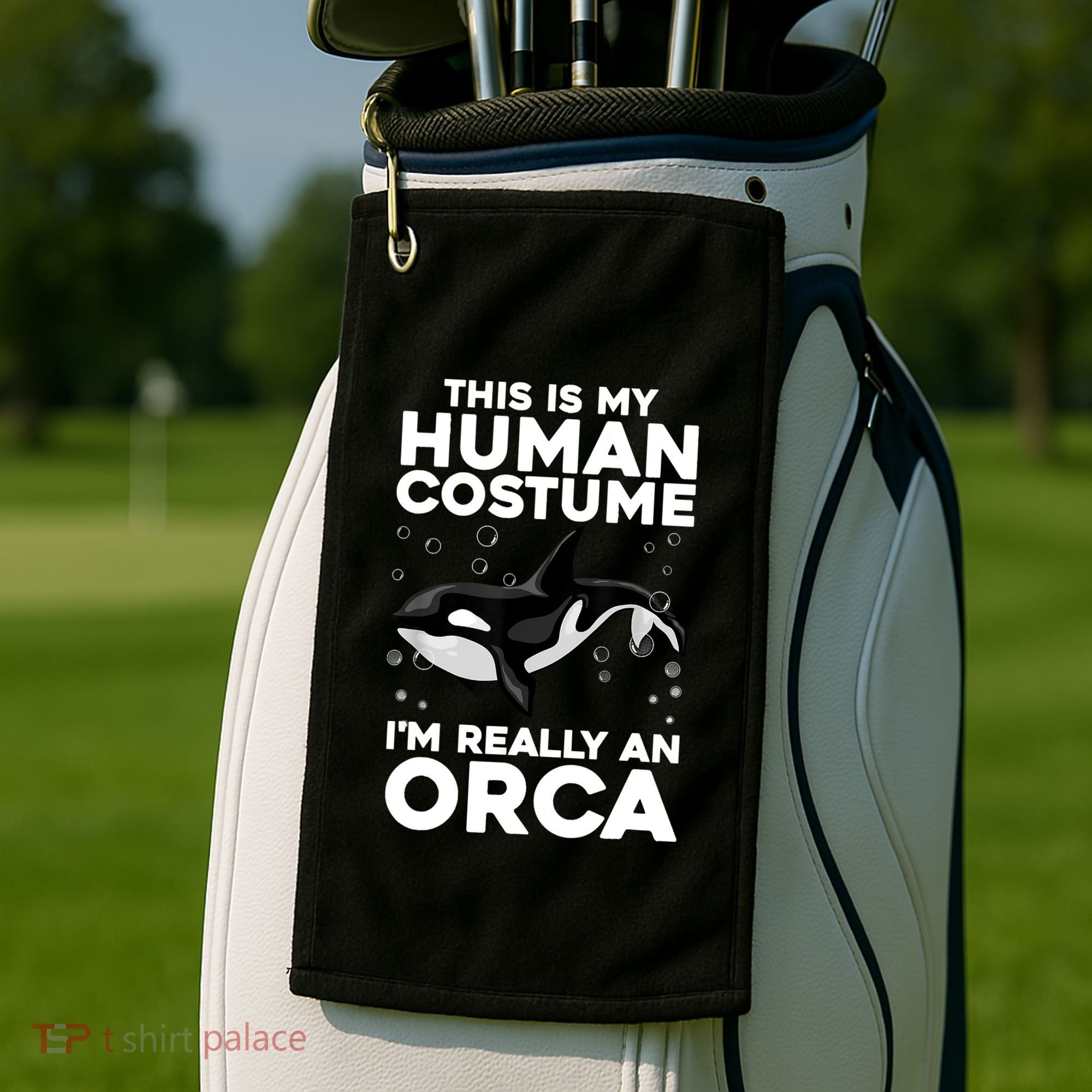 Cool Orca Sea Ocean Animal Orca Lover Golf Towel