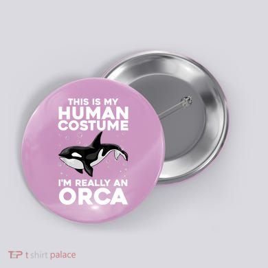 Cool Orca Sea Ocean Animal Orca Lover Button