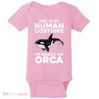 Cool Orca Sea Ocean Animal Orca Lover Baby Bodysuit thumb 0