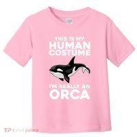 Cool Orca Sea Ocean Animal Orca Lover Toddler T-Shirt thumb 0