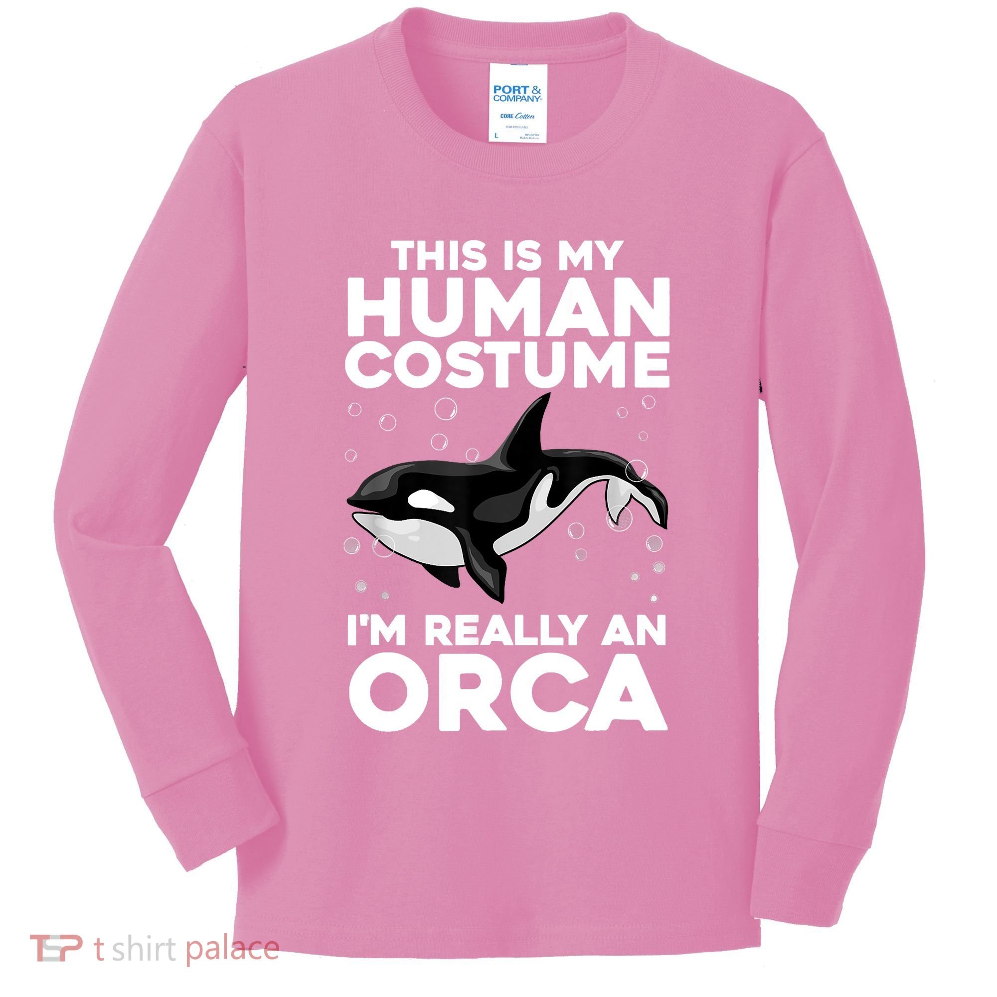 Cool Orca Sea Ocean Animal Orca Lover Kids Long Sleeve Shirt