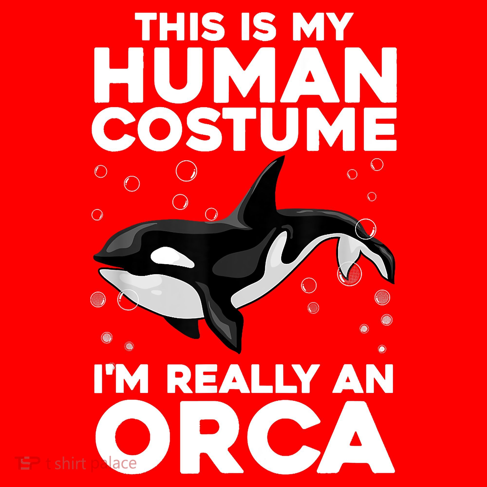 Cool Orca Sea Ocean Animal Orca Lover Santa Hat
