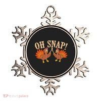 Cool Oh Snap! Funny Turkey With Wishbone Thanksgiving Ornament thumb 0