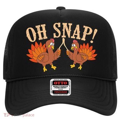 Cool Oh Snap! Funny Turkey With Wishbone Thanksgiving Hat