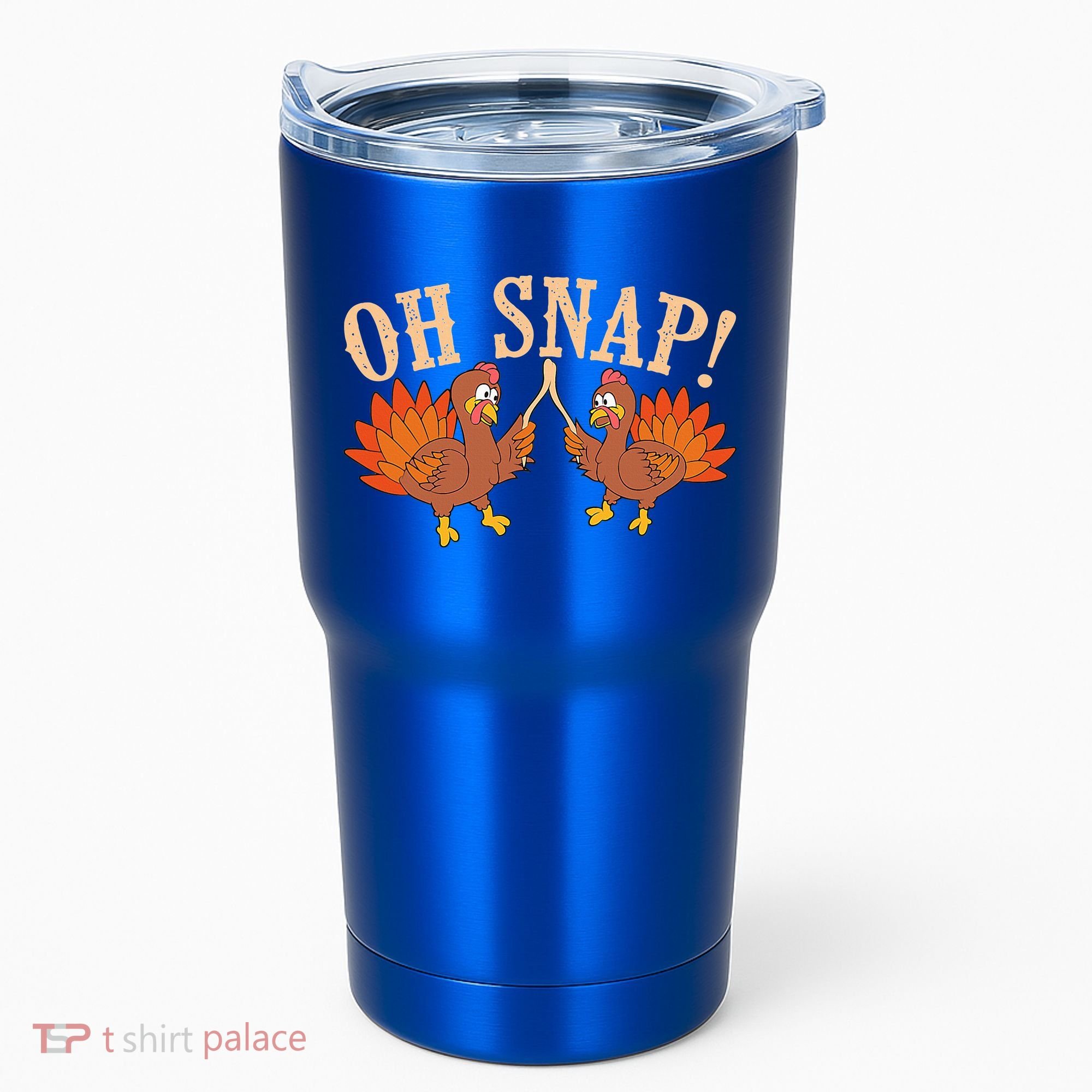 Cool Oh Snap! Funny Turkey With Wishbone Thanksgiving Tumbler