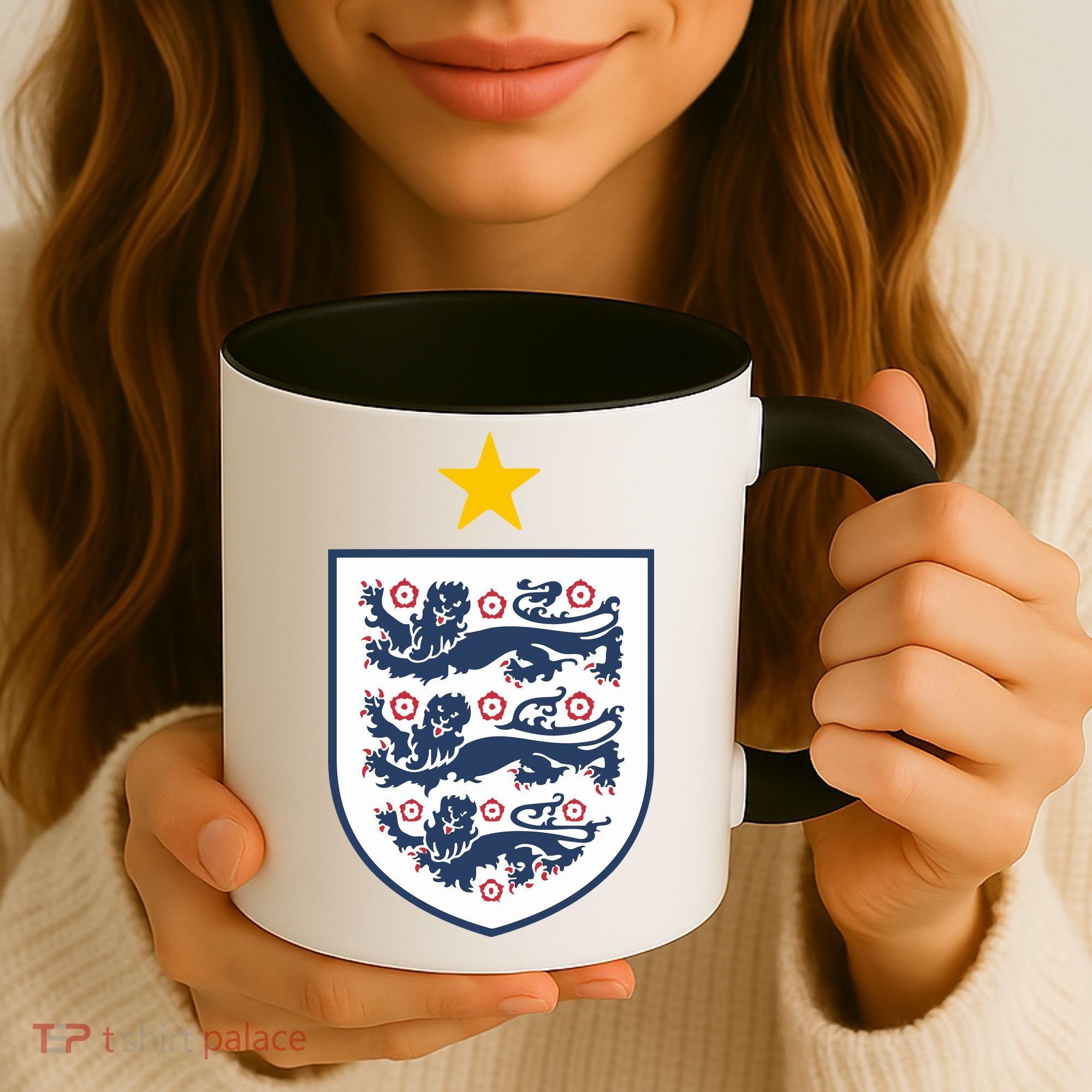 Cool One Star England Flag Coffee Mug