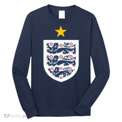 Cool One Star England Flag Long Sleeve Shirt