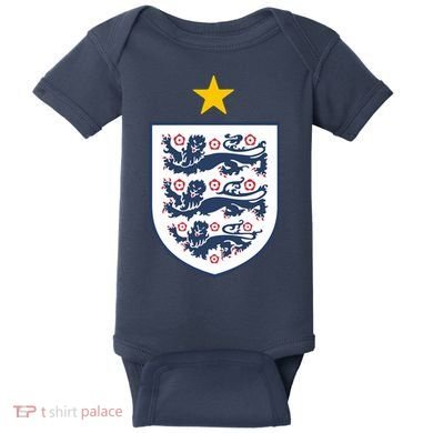 Cool One Star England Flag Baby Bodysuit