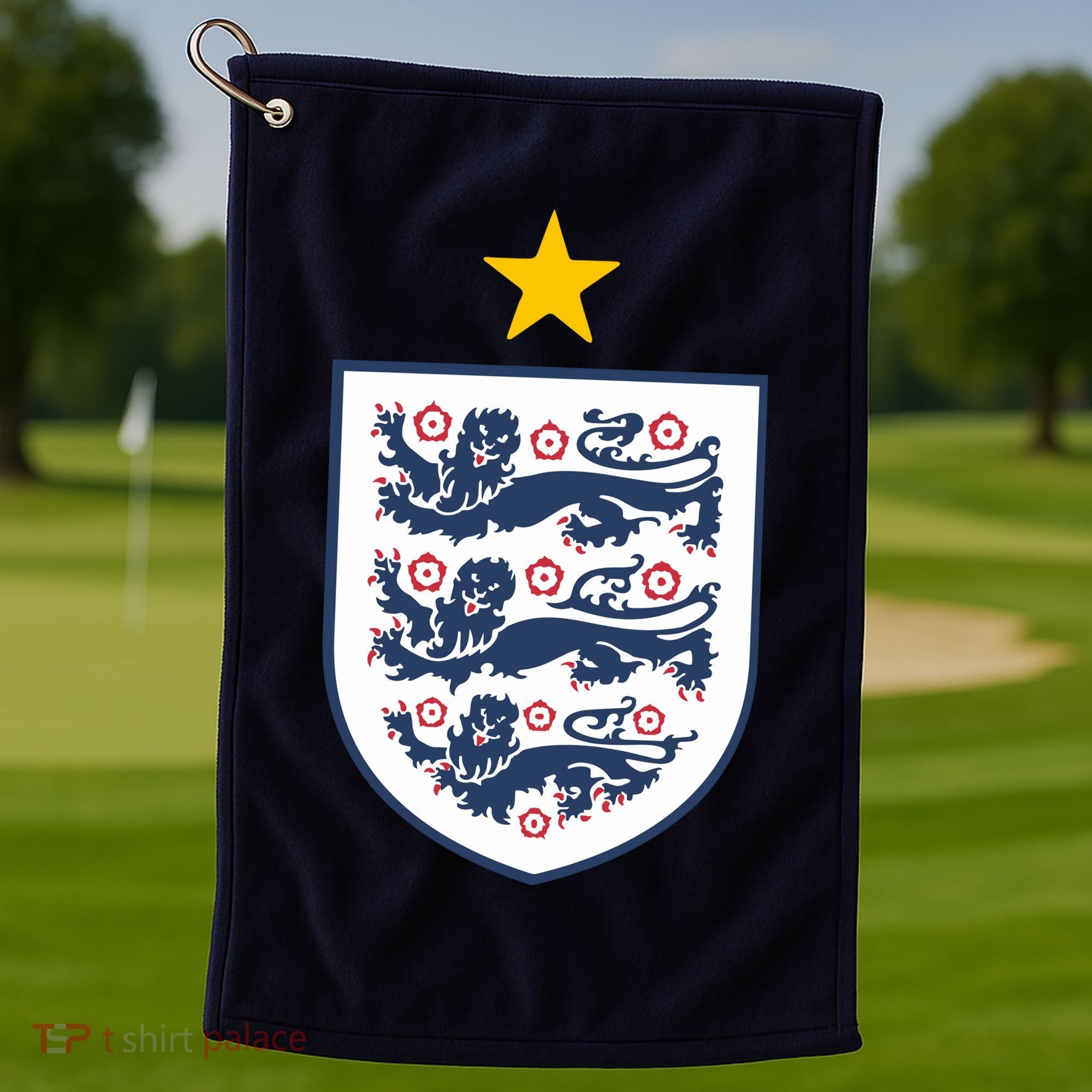 Cool One Star England Flag Golf Towel