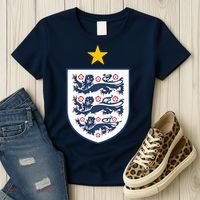 Cool One Star England Flag Women's T-Shirt thumb 3