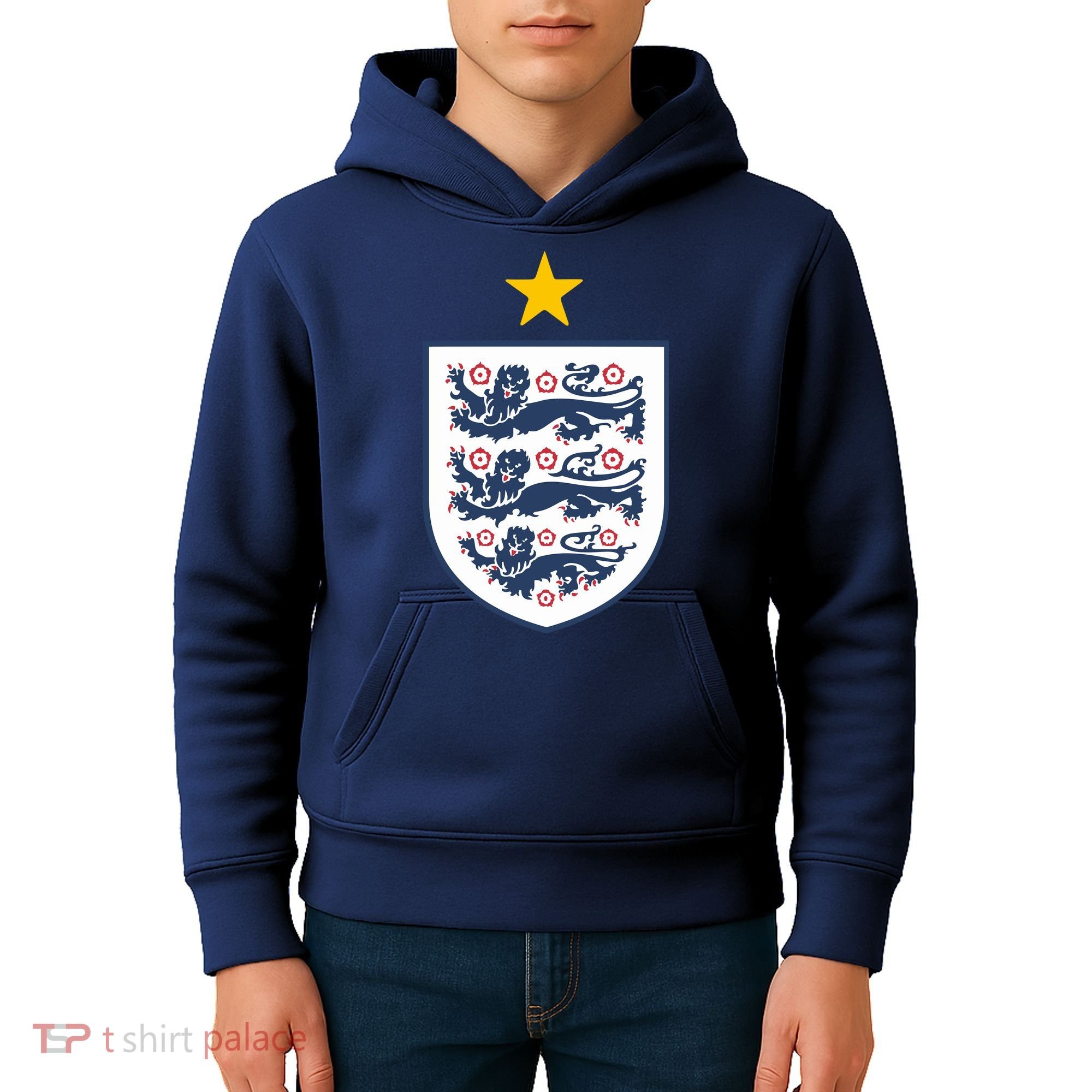 Cool One Star England Flag Kids Hoodie