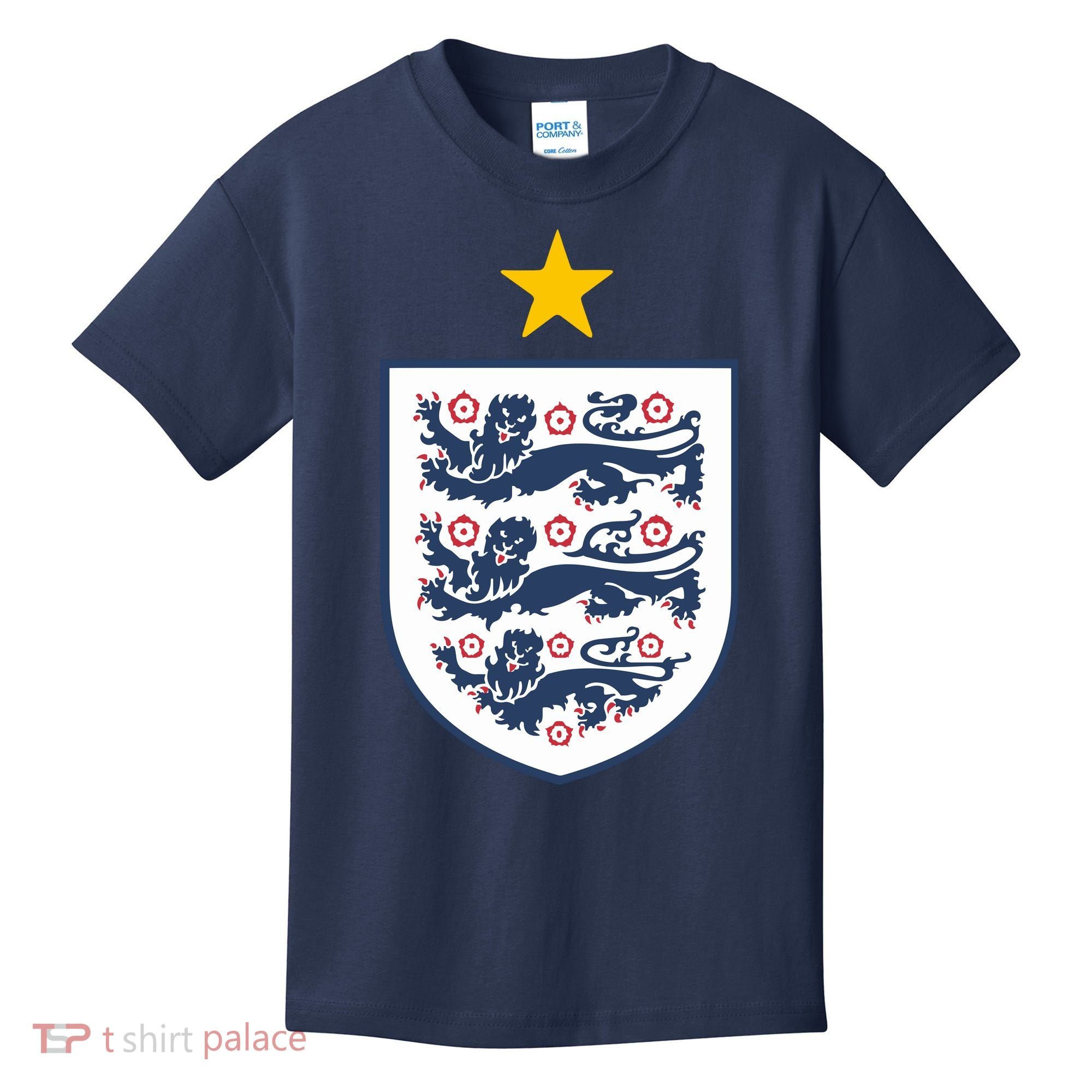 Cool One Star England Flag Kids T-Shirt