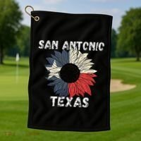 City Of San Antonio Apparel Souvenirs Golf Towel thumb 1