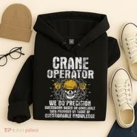Crane Operator Skull Usa Flag Crane Driver Construction Hoodie thumb 4