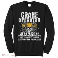 Crane Operator Skull Usa Flag Crane Driver Construction Sweatshirt thumb 0