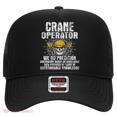 Crane Operator Skull Usa Flag Crane Driver Construction Hat