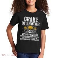 Crane Operator Skull Usa Flag Crane Driver Construction Kids T-Shirt thumb 2