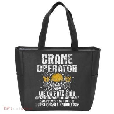 Crane Operator Skull Usa Flag Crane Driver Construction Tote Bag