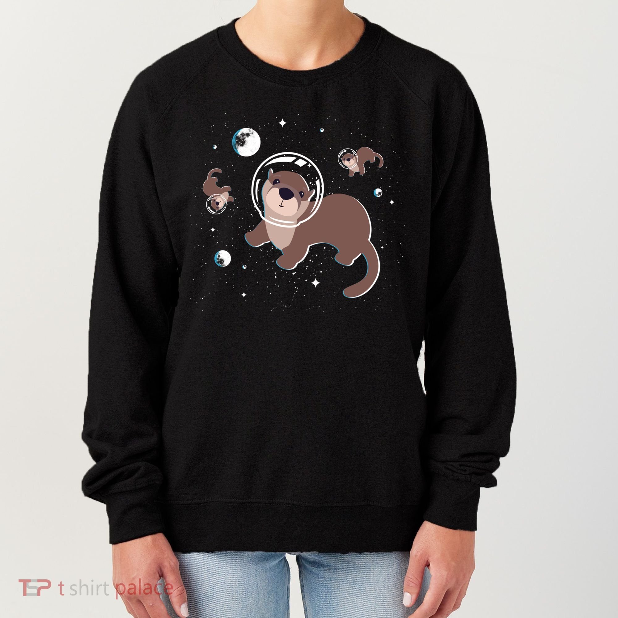 Cool Otter Space Gift Women's Sweatshirt