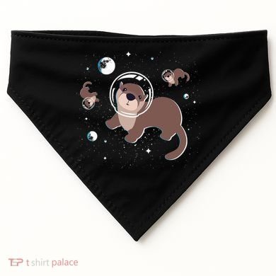 Cool Otter Space Gift USA-Made Doggie Bandana