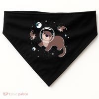 Cool Otter Space Gift USA-Made Doggie Bandana thumb 0
