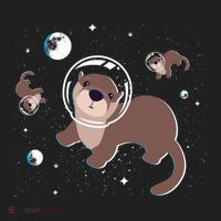 Cool Otter Space Gift Beanie thumb 2