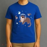 Cool Otter Space Gift T-Shirt thumb 3