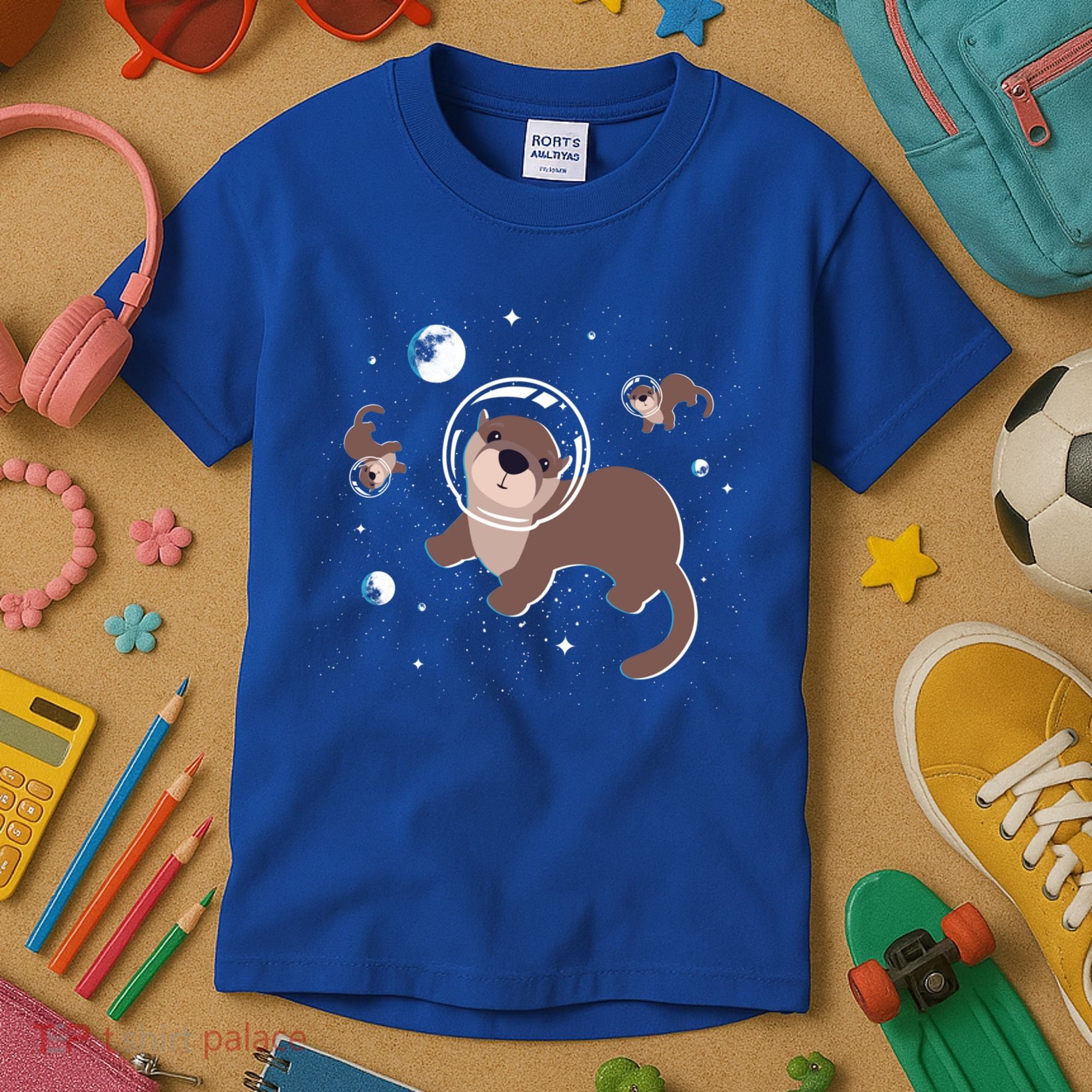 Cool Otter Space Gift Kids T-Shirt