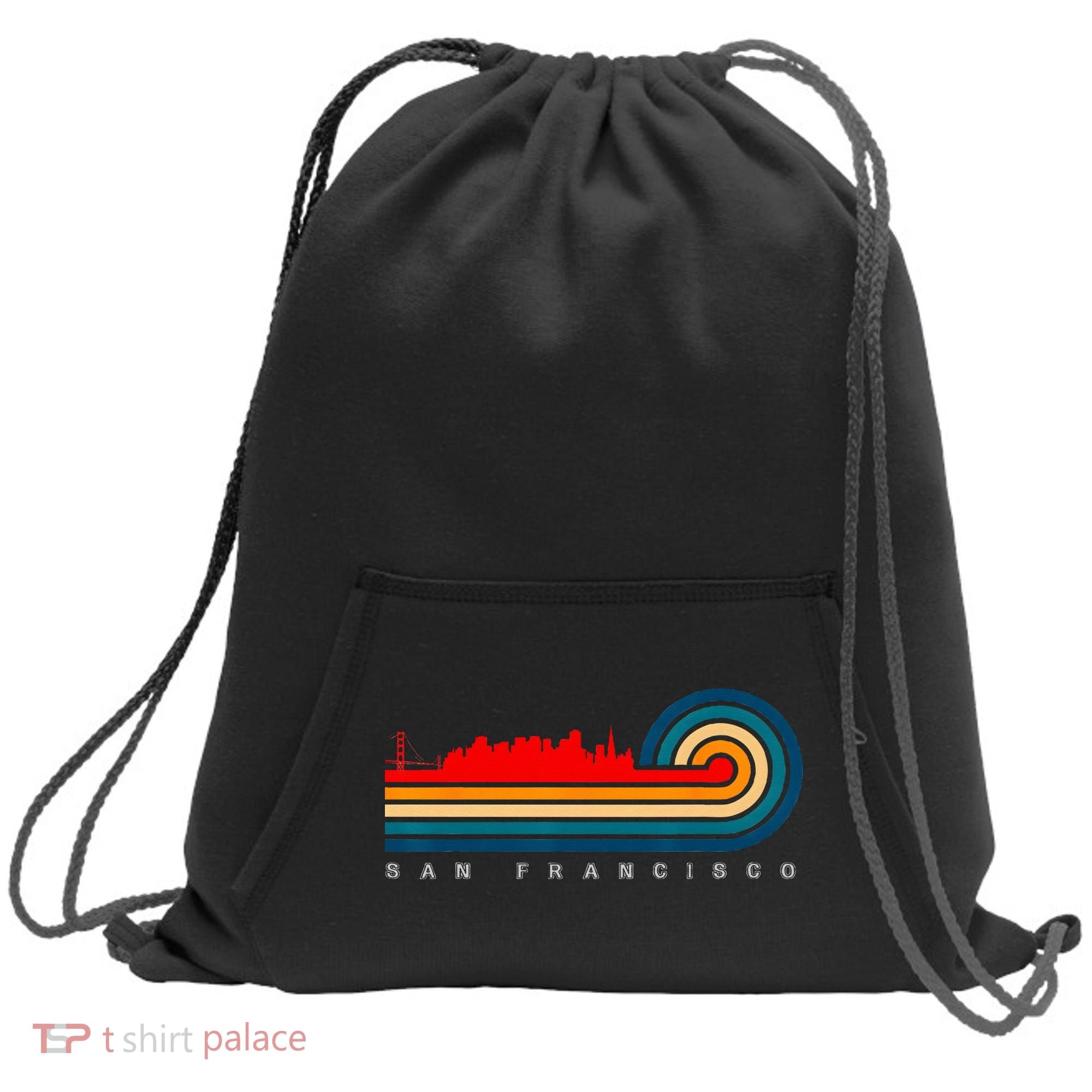 City of San Francisco California Sweatshirt Cinch Pack Bag