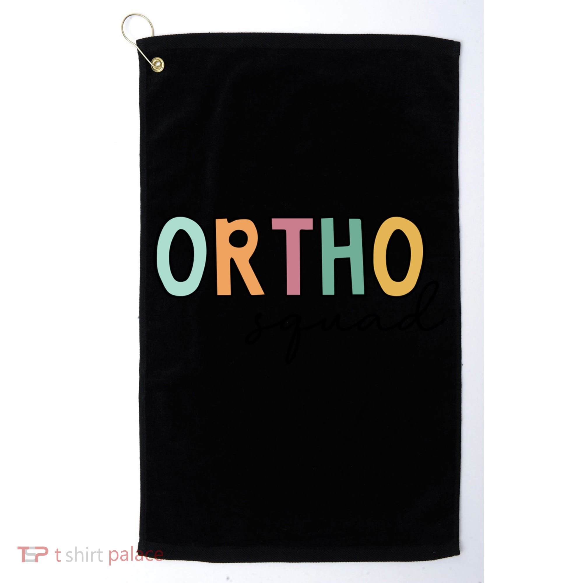 Cute Ortho Squad Funny Gift Golf Towel