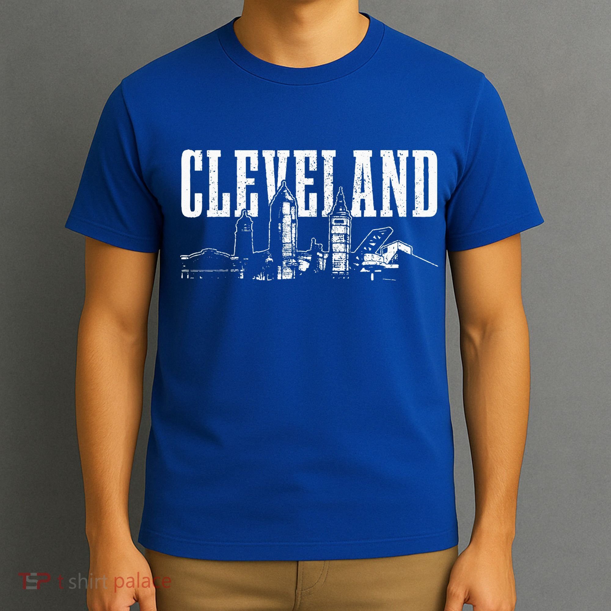 Cleveland Ohio Skyline Pride Vintage Cleveland T-Shirt