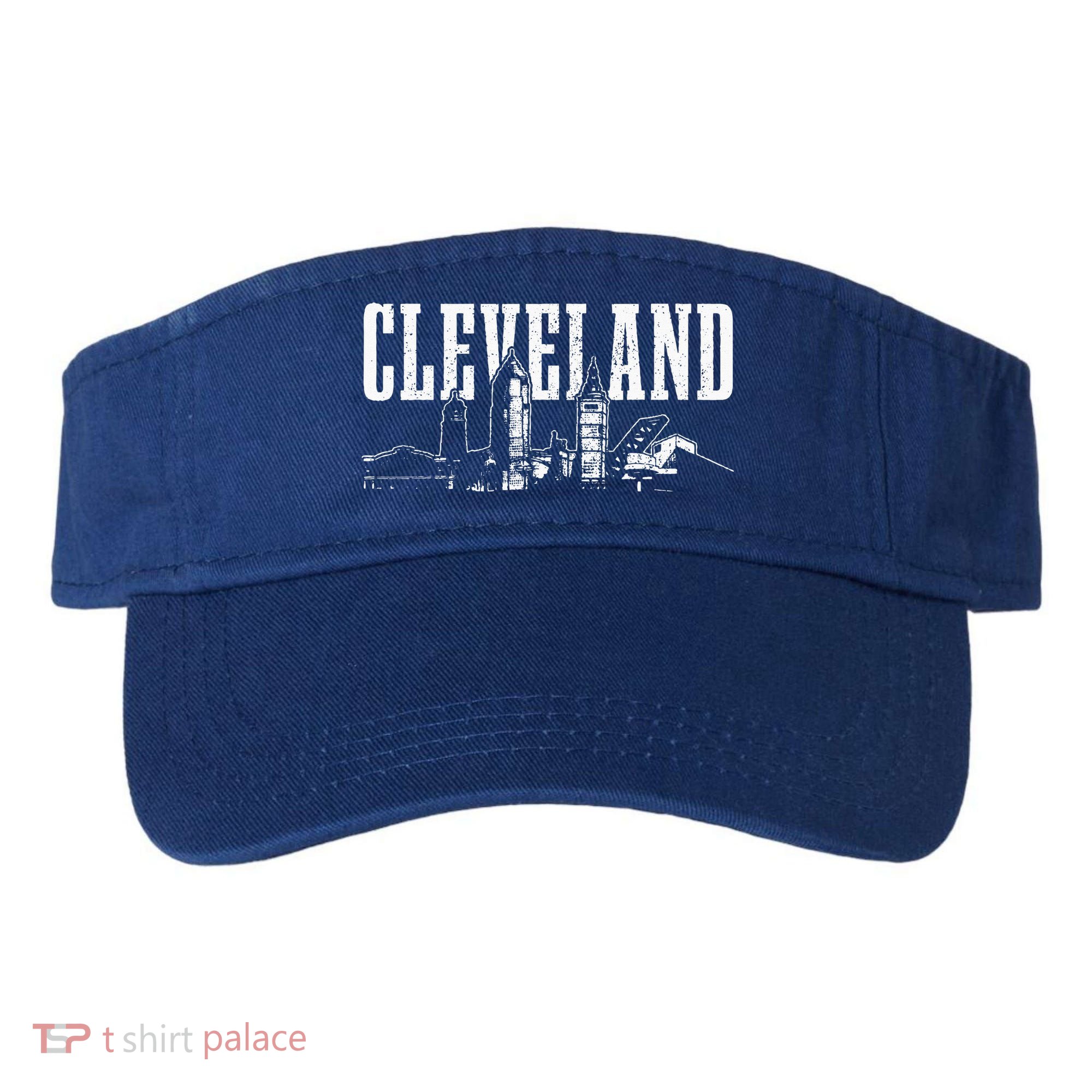 Cleveland Ohio Skyline Pride Vintage Cleveland Visor