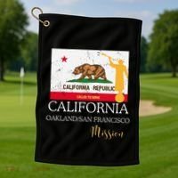 California Oakland San Francisco Mormon Lds Mission Missiona Golf Towel thumb 1
