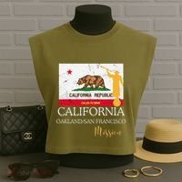 California Oakland San Francisco Mormon Lds Mission Missiona Garment-Dyed Women's Muscle Tee thumb 3
