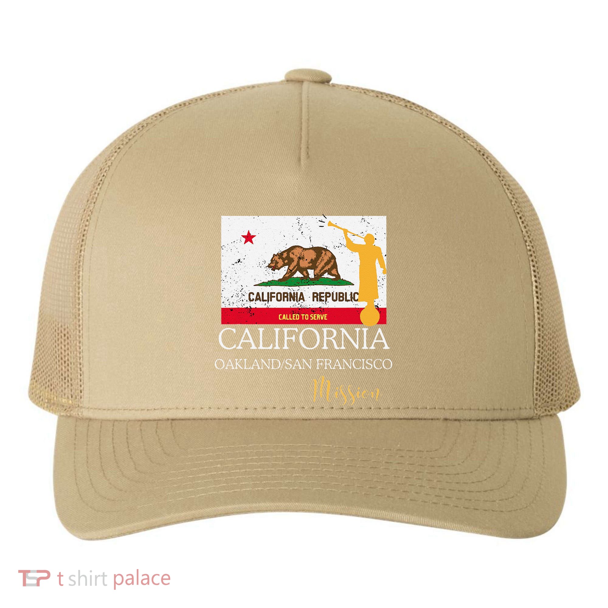 California Oakland San Francisco Mormon Lds Mission Missiona Yupoong Adult 5-Panel Trucker Hat