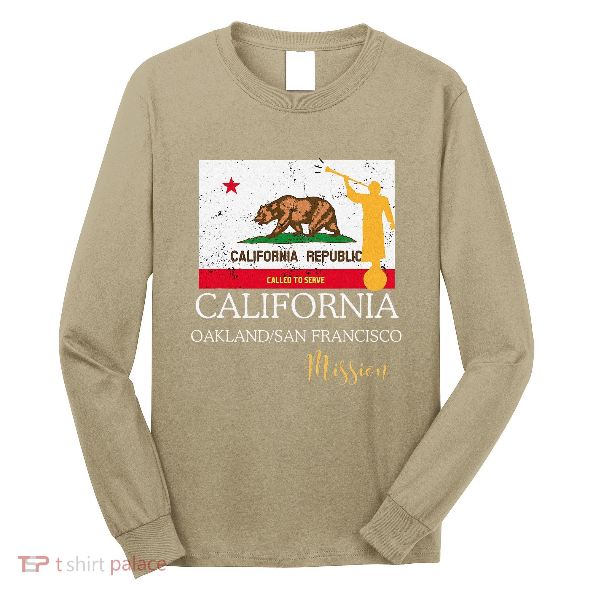 California Oakland San Francisco Mormon Lds Mission Missiona Long Sleeve Shirt