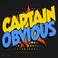 Captain Obvious Sarcastic Funny Superhero Easy Costume USA-Made Doggie Bandana thumb 2