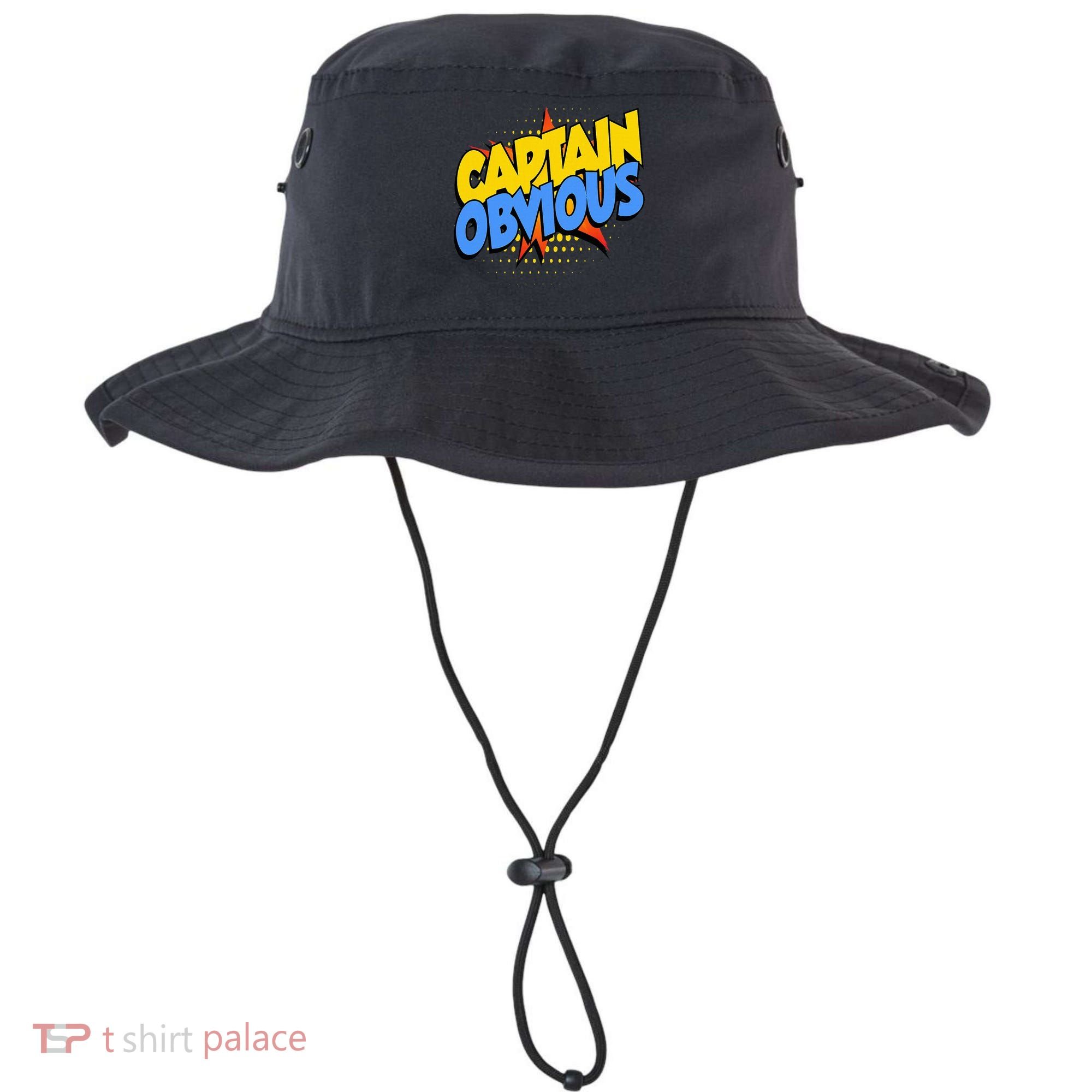 Captain Obvious Sarcastic Funny Superhero Easy Costume Bucket Hat