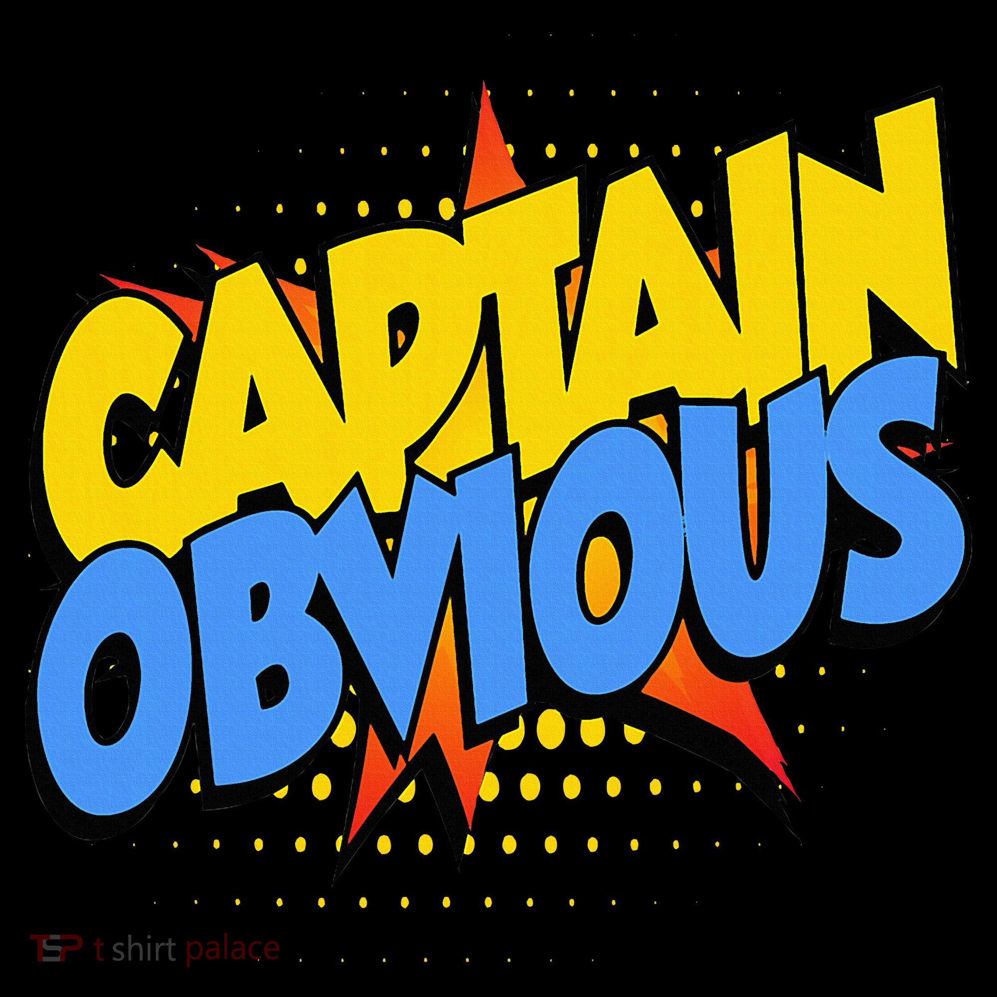 Captain Obvious Sarcastic Funny Superhero Easy Costume Bucket Hat