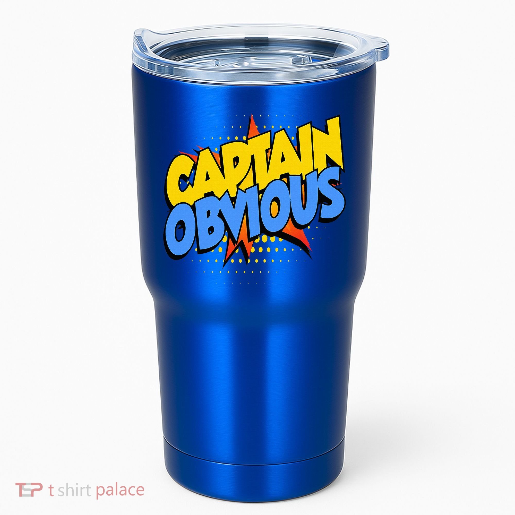 Captain Obvious Sarcastic Funny Superhero Easy Costume Tumbler