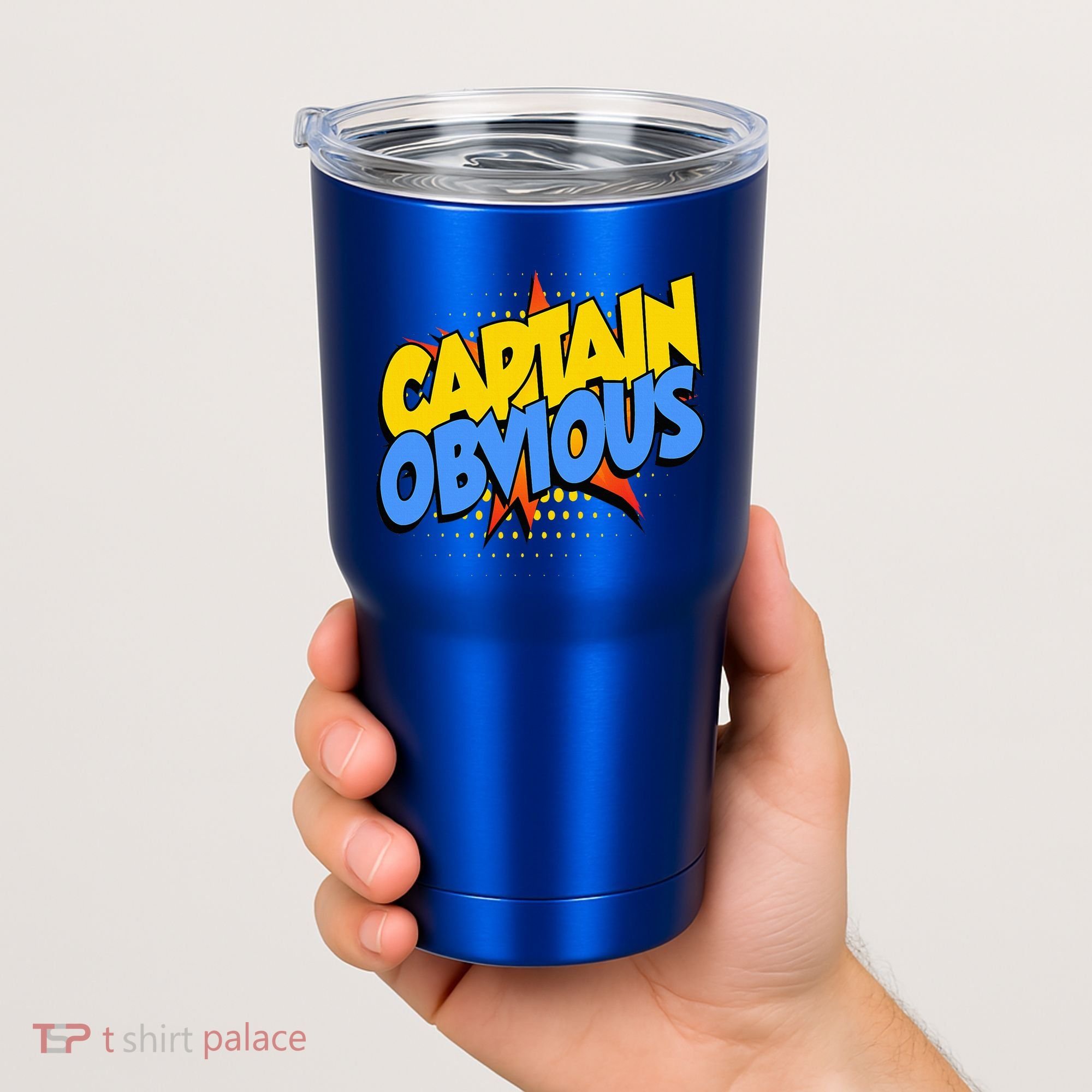 Captain Obvious Sarcastic Funny Superhero Easy Costume Tumbler