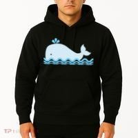 Cute Ocean Sea Life Whale Hoodie thumb 2
