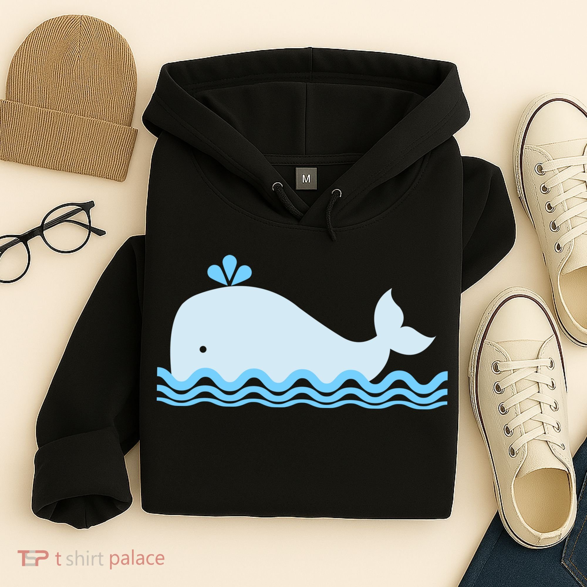 Cute Ocean Sea Life Whale Hoodie