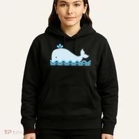 Cute Ocean Sea Life Whale Hoodie thumb 5