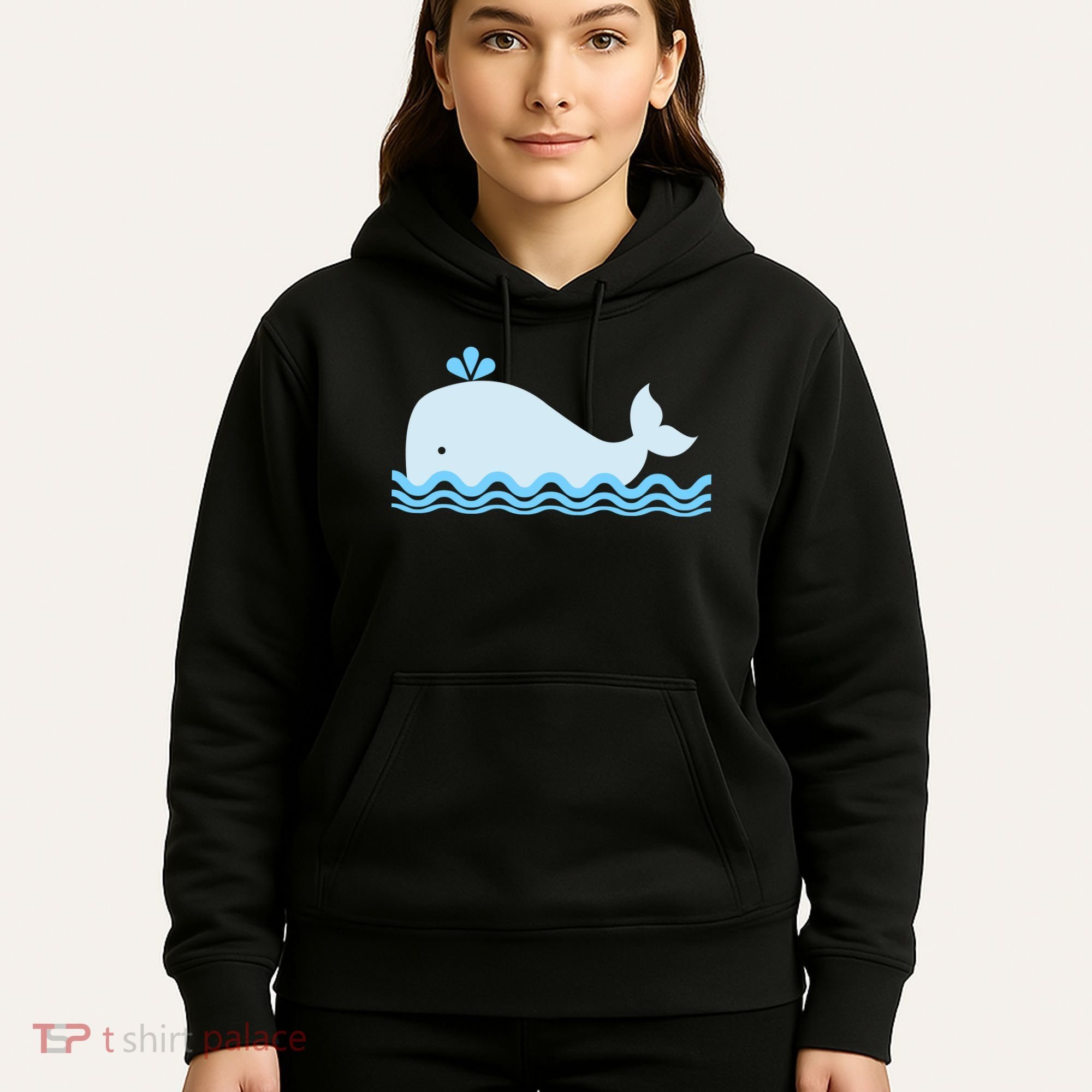 Cute Ocean Sea Life Whale Hoodie