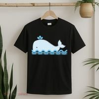 Cute Ocean Sea Life Whale T-Shirt thumb 2