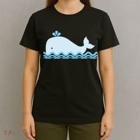 Cute Ocean Sea Life Whale T-Shirt thumb 4