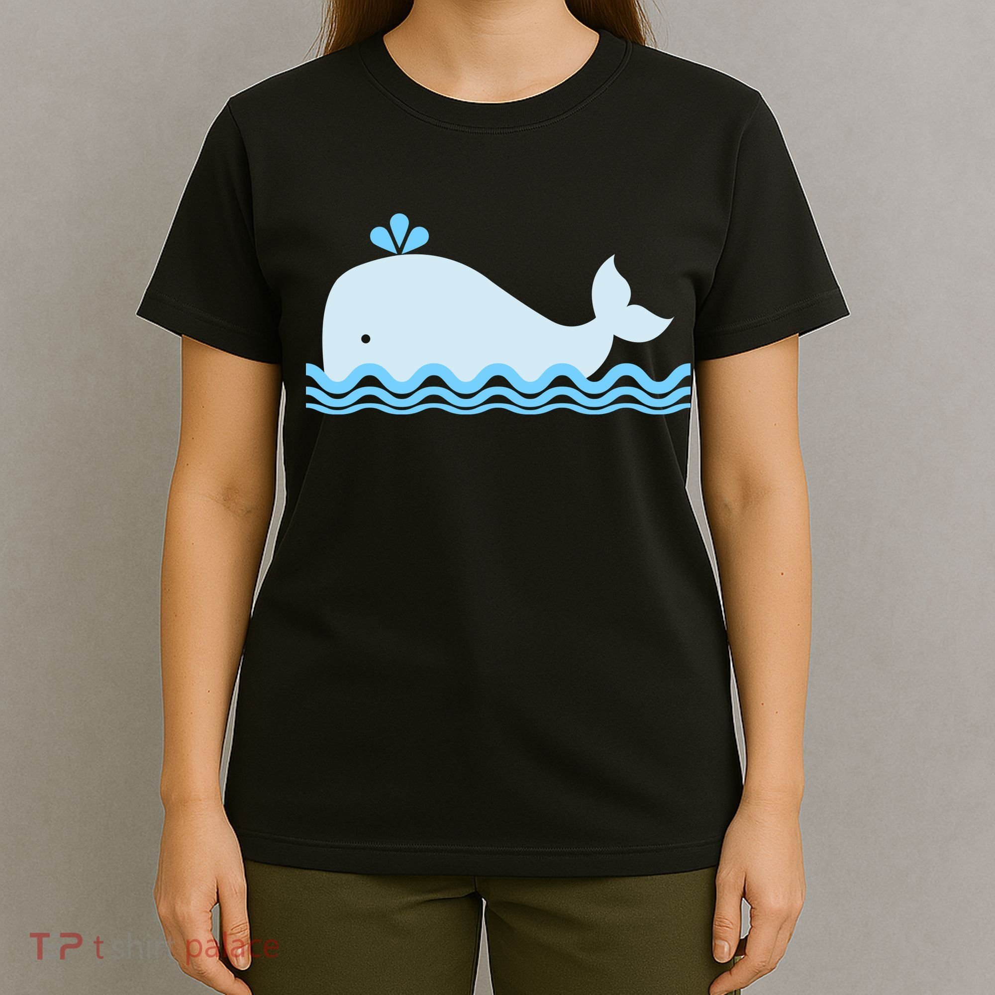 Cute Ocean Sea Life Whale T-Shirt