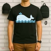 Cute Ocean Sea Life Whale T-Shirt thumb 6